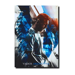 Cuadro en Aluminio Messi Argentina