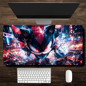 MousePad Gamer Shadow Personaje De Sonic Formato XXL