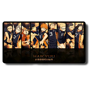 MousePad Gamer Haikyuu Jugadores Karasuno Formato XXL