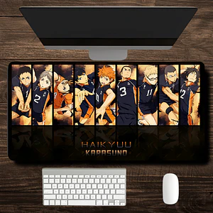 MousePad Gamer Haikyuu Jugadores Karasuno Formato XXL