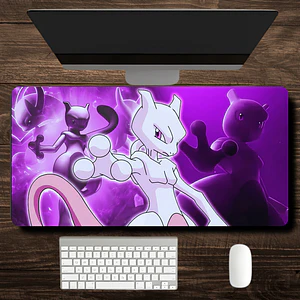 MousePad Gamer Pokemon Mewtwo Con Evolucion X Formato XXL
