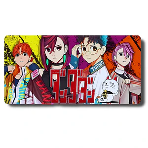 MousePad Gamer DanDadan Con Sus Personajes Principales XXL