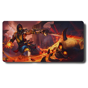 MousePad Gamer Personaje Scorpion De Mortal Kombat XXL