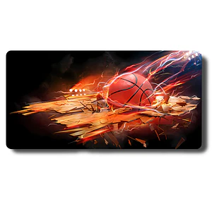 MousePad Gamer Pelota De Basketball En La Cancha XXL