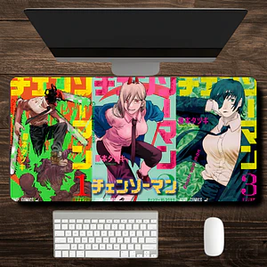 MousePad Gamer Anime Chainsaw Man Portadas Del Manga XXL