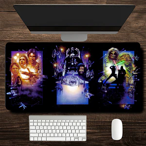 MousePad Gamer Star Wars Trilogia Original Formato XXL