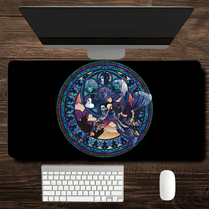 MousePad Gamer Kingdom Hearts Corazón Aqua XXL