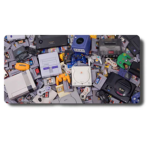 MousePad Gran Diseño Consolas Clásicas Formato XXL