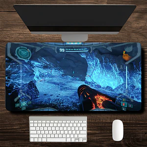MousePad Gran Diseño Metroid Prime Interfaz Samus XXL