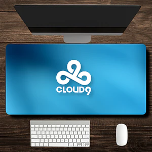 MousePad Gamer Gran Diseño Del Equipo Cloud 9 Formato XXL