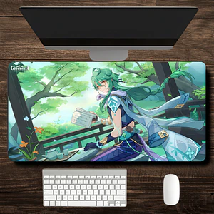 MousePad Gamer Gran Diseño Genshin Impact Baizhu Formato XXL