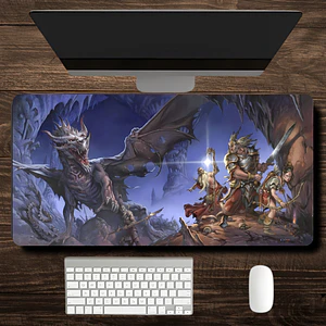 MousePad Gamer Epico Diseño Dungeons & Dragons Formato XXL