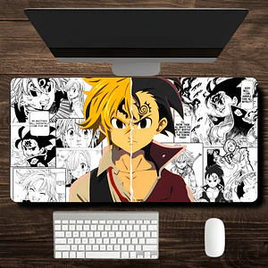 MousePad Gamer Épico Diseño Meliodas - Zeldris Formato XXL