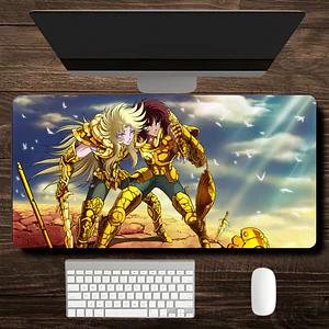 MousePad Gamer Épico Saint Seiya Dohko - Shion Formato XXL
