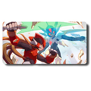 MousePad Gamer Increible Diseño Megaman Zero vs Copy X Formato XXL