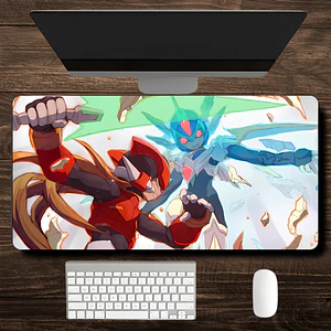MousePad Gamer Increible Diseño Megaman Zero vs Copy X Formato XXL