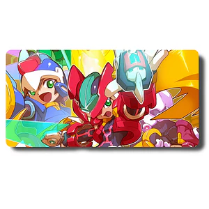 MousePad Gamer Alucinante Diseño Megaman Zx Formato XXL