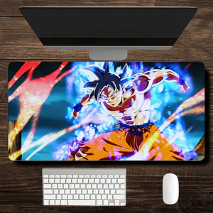 MousePad Gamer Dragon Ball Super Goku Ultra Instinto XXL