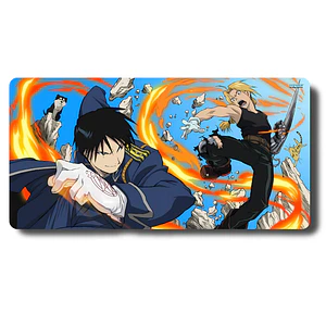 MousePad Gamer Diseño Fullmetal Alchemist Roy vs Edward XXL