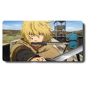 MousePad Gamer Gran Diseño Vinland Saga Thorfinn Battle XXL