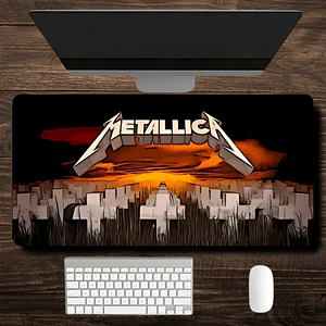 MousePad Gamer Alucinante Diseño Metallica Formato XXL