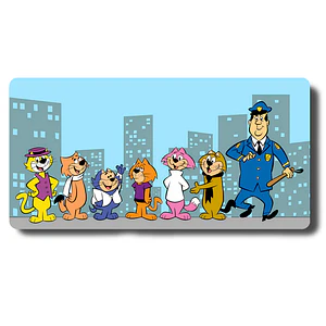 MousePad Gamer Nostálgico Diseño Top Cat Formato XXL