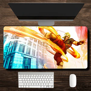 MousePad Gamer Épico Diseño Street Fighter Ken Formato XXL