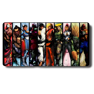MousePad Gamer Épico Diseño Street Fighter Formato XXL
