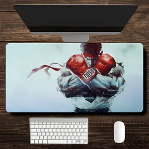 MousePad Gamer Épico Diseño Street Fighter Ryu Formato XXL