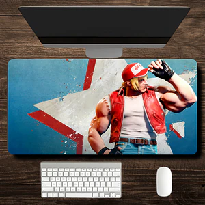 MousePad Gamer Épico Diseño Fatal Fury Terry Bogard XXL