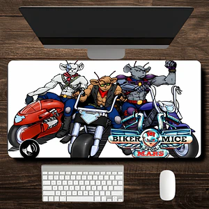 MousePad Gamer Nostálgico Diseño Biker Mice from Mars XXL