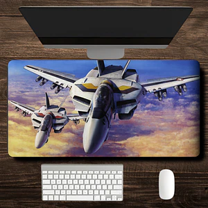MousePad Gamer Gran Diseño Robotech VF-1 Valkyrie XXL