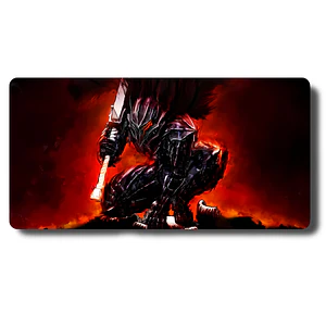 MousePad Gamer Diseño Épico Berserk Armor XXL