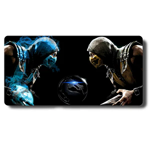 MousePad Gamer Diseño Mortal Kombat X Scorpion vs Sub-Zero XXL