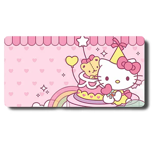 MousePad Gamer Girls Diseño Hello Kitty Party XXL
