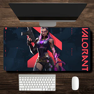 MousePad Gamer E-sport Increíble Diseño Valorant Reyna XXL