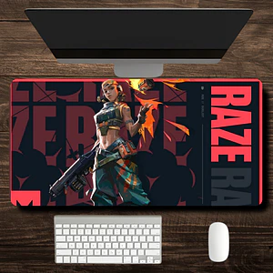 MousePad Gamer E-sport Increíble Diseño Valorant Raze XXL