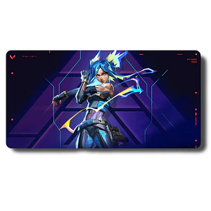 MousePad Gamer E-sport Increíble Diseño Valorant Neon XXL