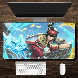 MousePad Gamer E-sport Increíble Diseño Overwatch Kiriko XXL