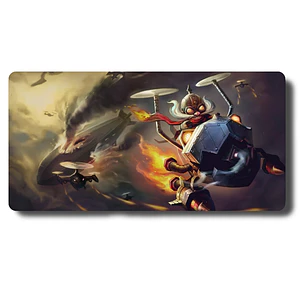 MousePad Gamer E-sport Diseño League Of Legends Corki XXL
