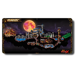MousePad Gamer Epico Diseño Mapa Dracula X Castlevania XXL