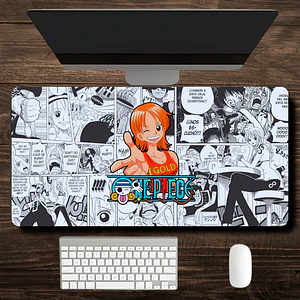 Mouse Mouse Pad One Piece Nami Paneles Manga Formato XL
