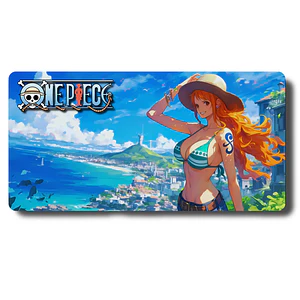 Mousepad XXL Mouse pad One Piece Nami en la playa