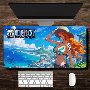 Mousepad XXL Mouse pad One Piece Nami en la playa