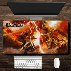 MousePad Gamer Eren Atacando Al Titan Colosal Formato XXL