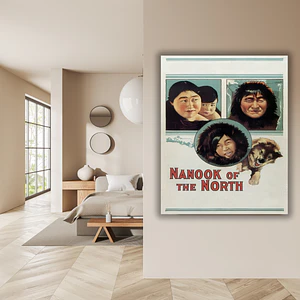 Cuadro en Aluminio Cine Clásico Años 20´s Nanook of the North (1922)