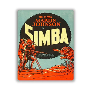 Cuadro en Aluminio Cine Clásico Años 20´s Simba The King of the Beasts (1928)