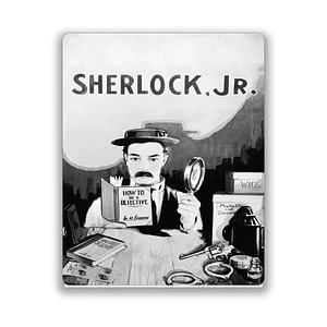 Cuadro en Aluminio Cine Clásico Años 20´s Sherlock Jr. (1924)