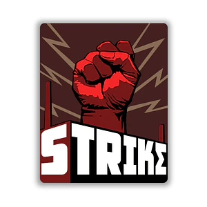 Cuadro en Aluminio Cine Clásico Años 20´s Strike (1925)