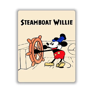 Cuadro en Aluminio Cine Clásico Años 20´s Steamboat Willie (1928)